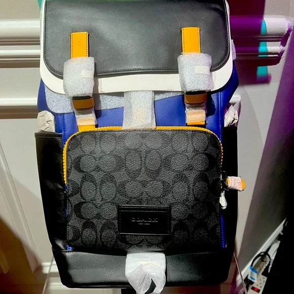 Coach back pack never worn Coach Baby Backpack, never worn around or used, will... | Depop main image 3